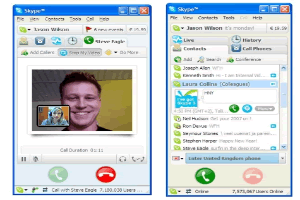 instale su programa skype en su pc